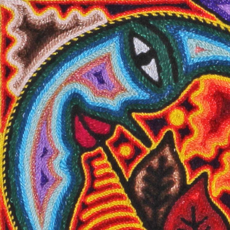 Huichol Yarn Art Collection - Huichol Yarn Painting - YP121824