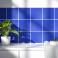 Bathroom Backsplash with Cobalt Blue Talavera Tile