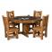 Poker Table in Honey Pine