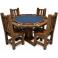 Poker Table in Barnwood Dark
