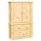 2-Drawer Armoire in Clear Finish