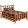 Queen Northwoods Bed in Honey Pine