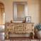 Blacksmiths Mirror with Rustic Pine Collection Santa Fe Console Table