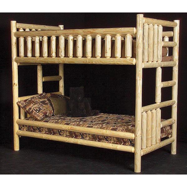Northwoods Bunk Bed, Rustic Pine Bunk Beds