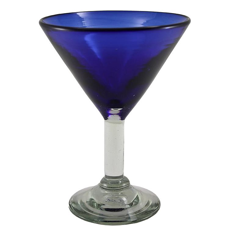 Martini Glass - Cobalt Blue