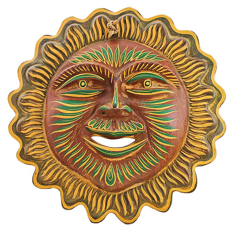 Ceramica Cruz Blanca Collection - Clay Mask: Smiling Sun - CCBM010