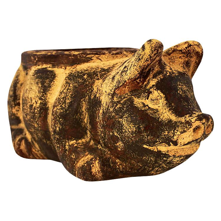 Medium Wallowing Pig Planter