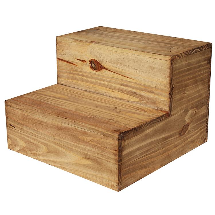 Mexican Rustic Pine Step Stool
