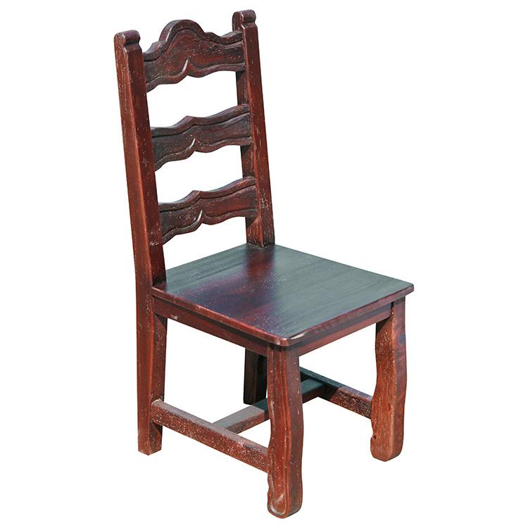 Southwestern Rustic Ranch Chair with Dark Brown Finish