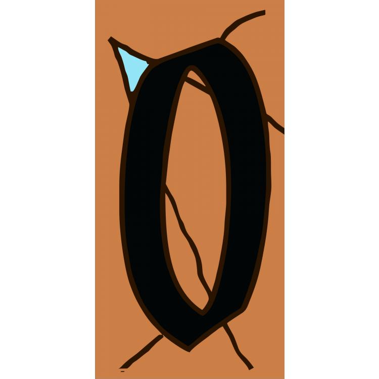 Southwest House Number 0:Terracotta & Turquoise