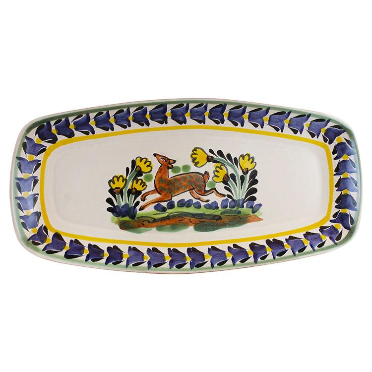 Gorky Gonzalez Long Majolica Platter