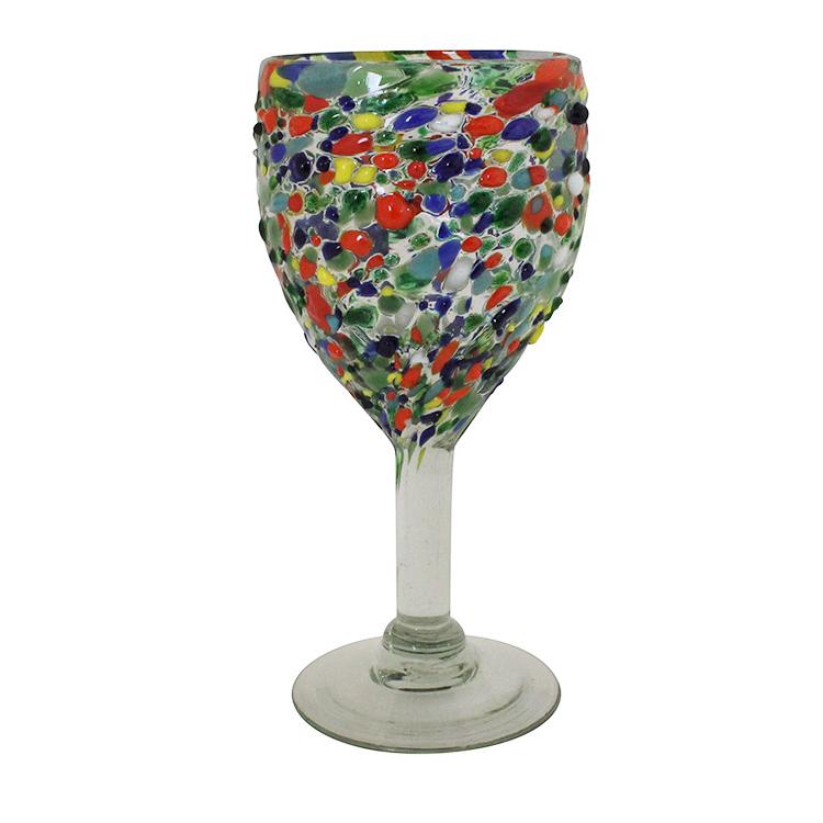 51 Wine Glass - Confetti Relief sku 51