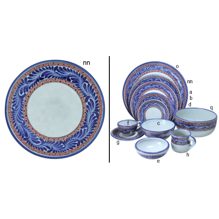 El Palomar Stoneware Round Platter