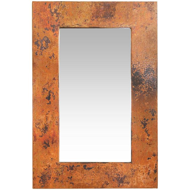 Large Classic Copper Mirror