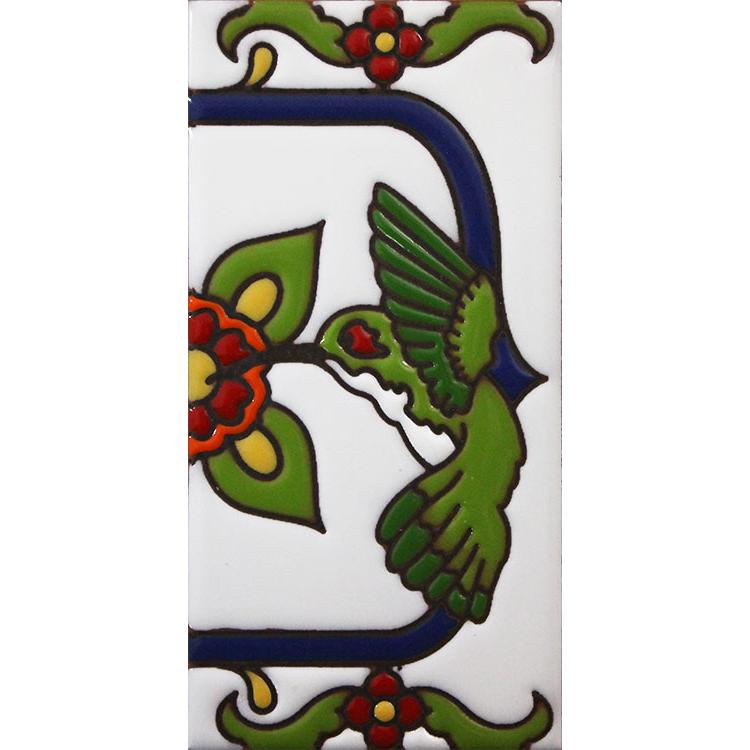 Southwest Border Tile:Green Hummingbird - Right Side