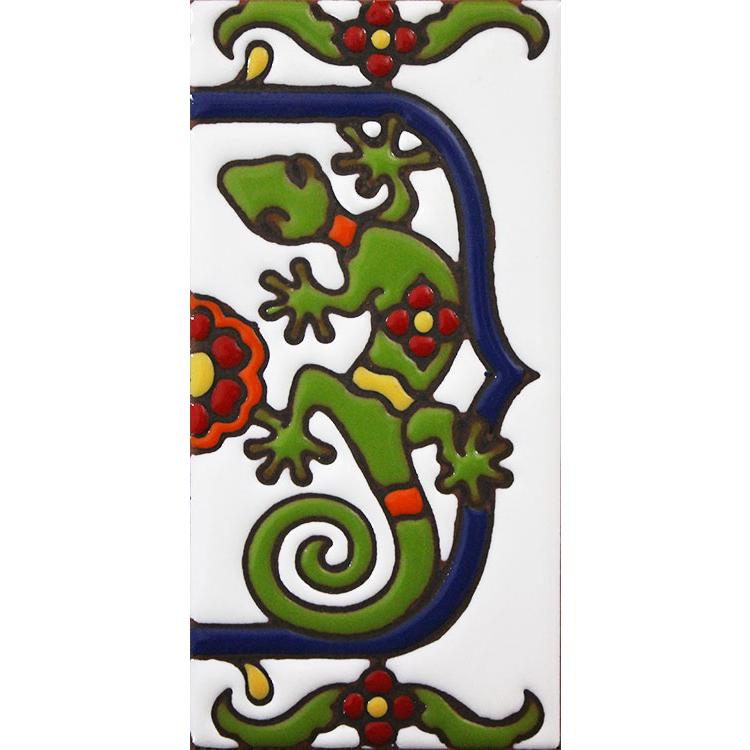 468 Southwest Border Tile:Crawling Gecko - Right Side sku 468