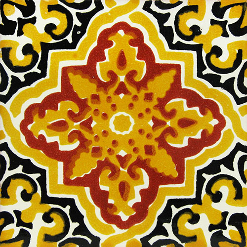 Morocco Hand-Painted Talavera Tile