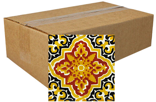 1519 Morocco Hand-Painted Talavera Tiles (Box of 40) sku 1519