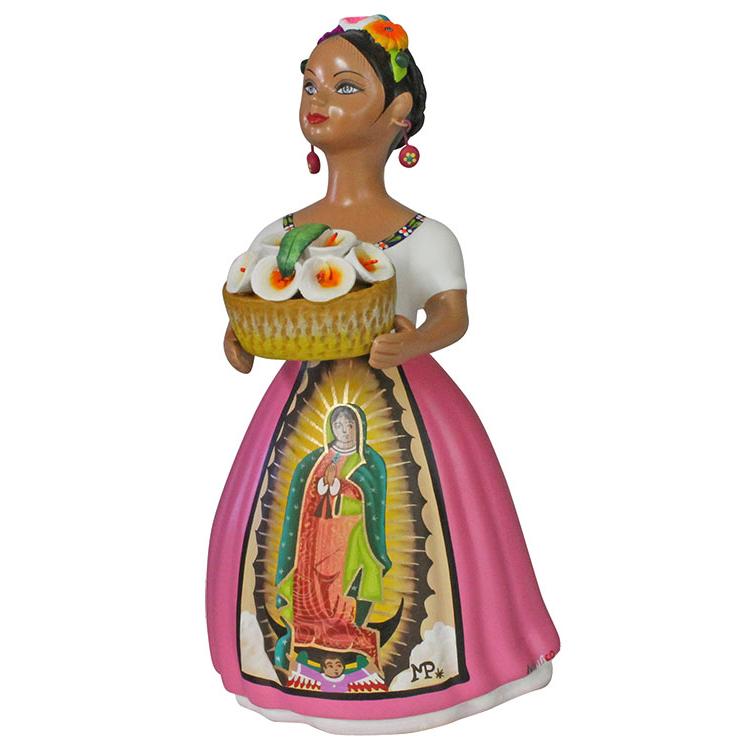 Lupita with Virgen Dress