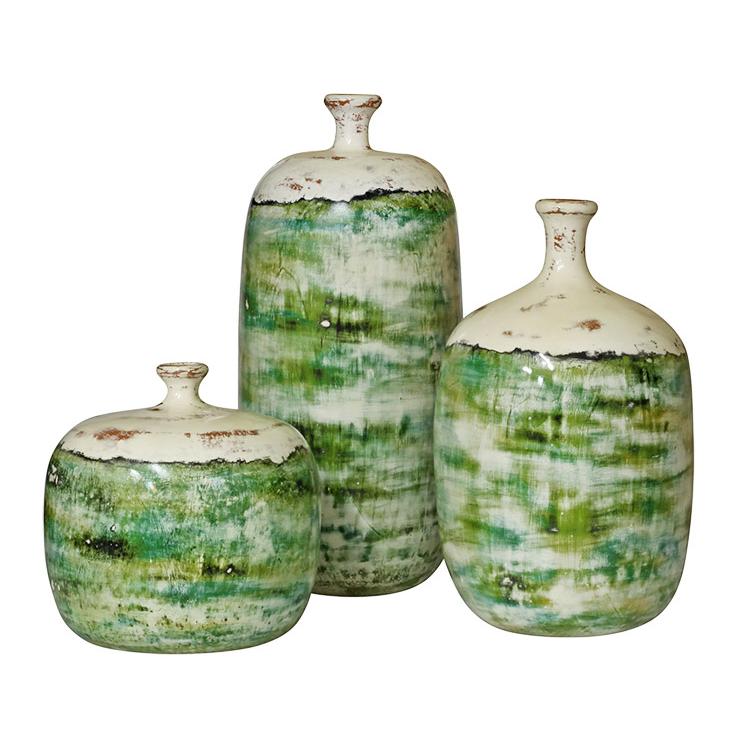 Tarro Rustico Floor Vase Set of Three