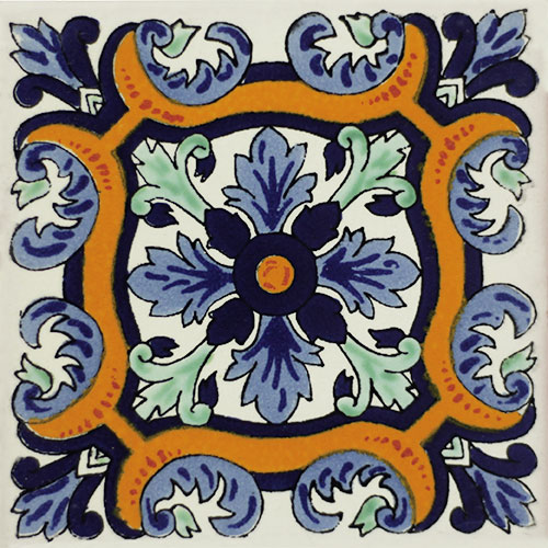 Fuente Real Hand-Painted Talavera Tile