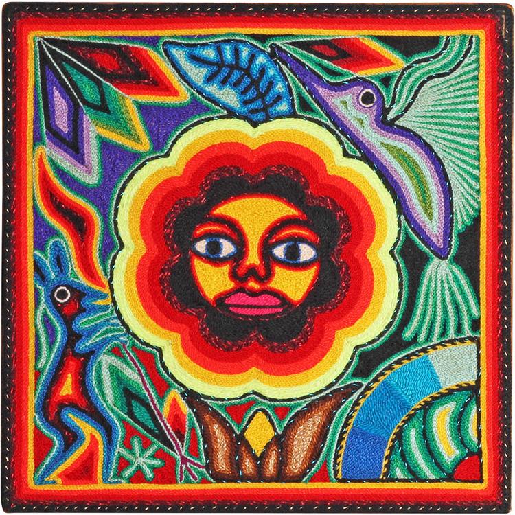 Huichol Yarn Art Collection - Huichol Yarn Painting - YP1033