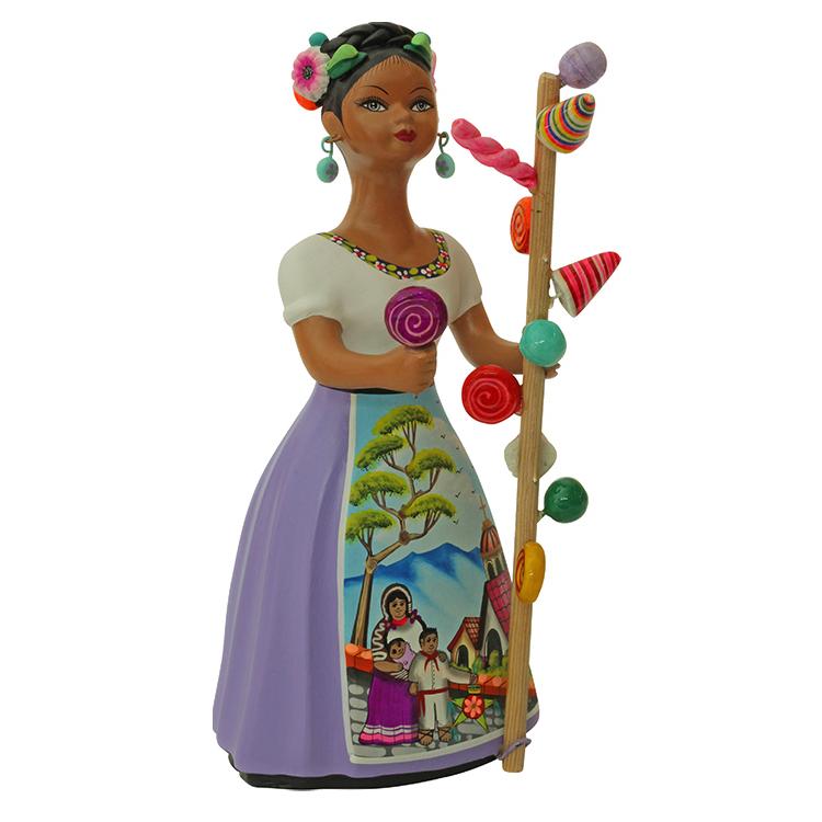 Lupita with Candy Stick