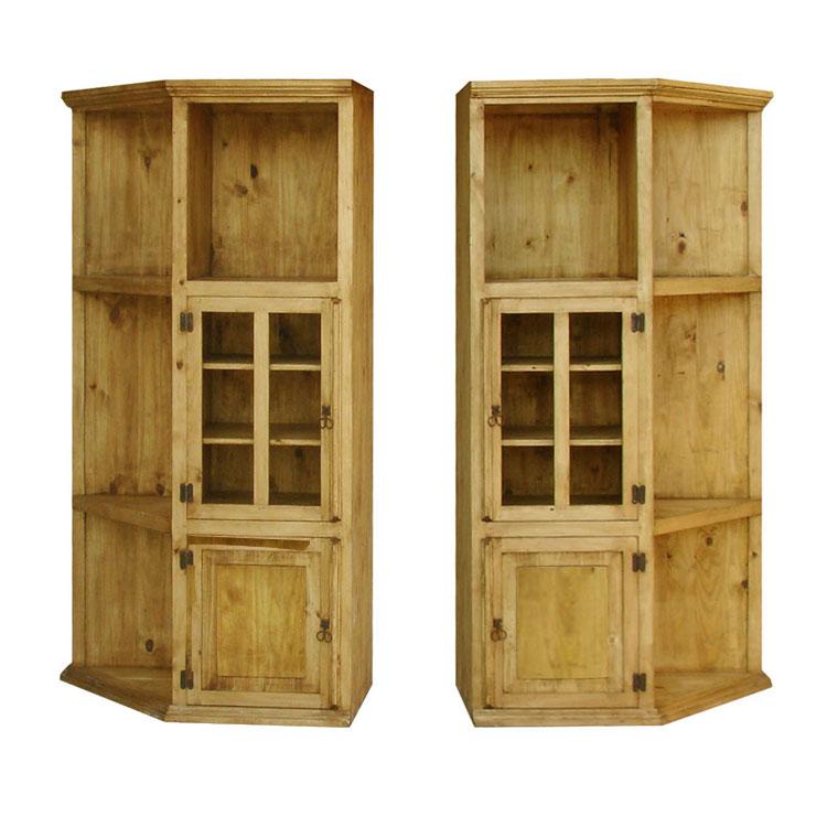Mexican Rustic Pine Chihuahua Tower Set