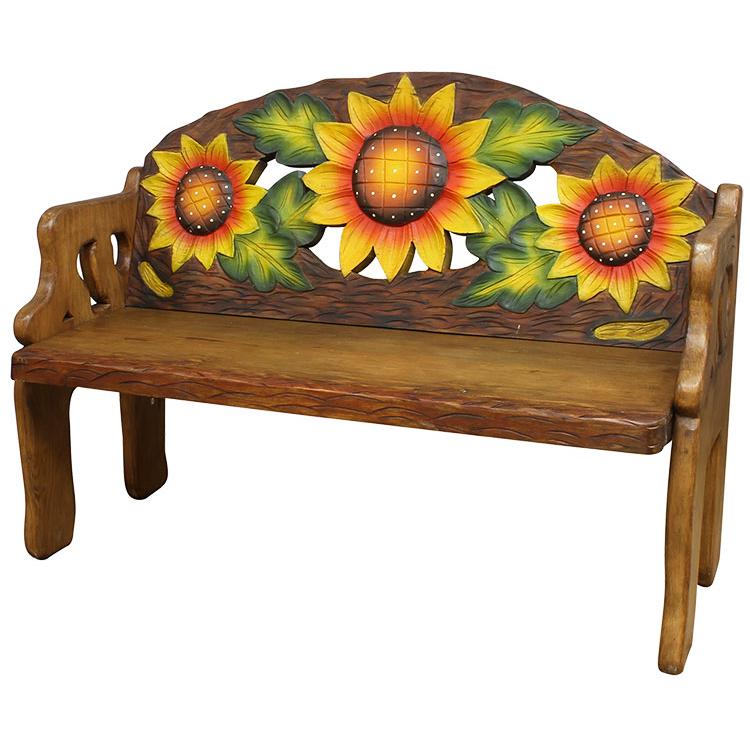 Sunflower Double Bench