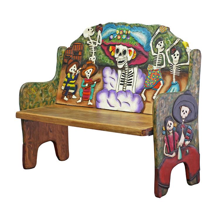 Day of the Dead Double Bench
