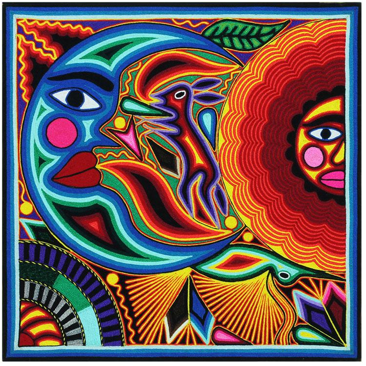 Huichol Yarn Art Collection - Huichol Yarn Painting - YP1033