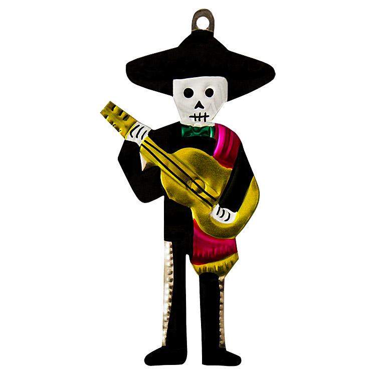 Mariachi Tin Ornament -Pack of 10