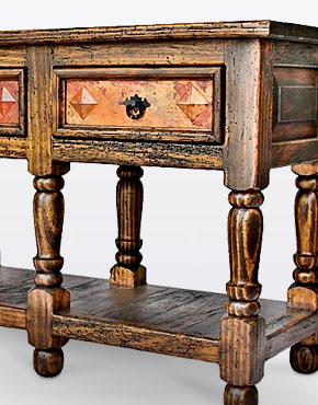 Antique Pine & Copper