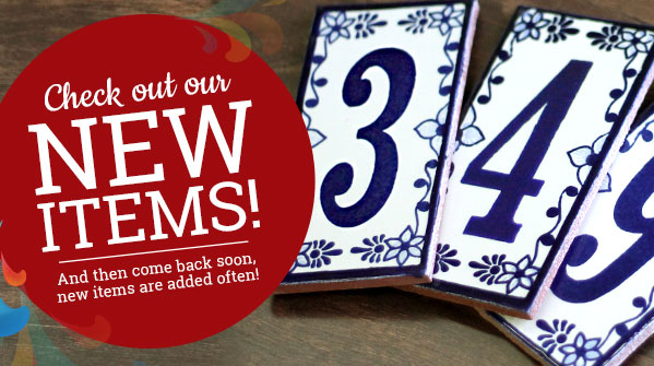 Check out our new items! Come back again soon, new items added often!