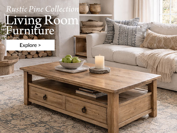 Rustic Pine Living Room Furniture