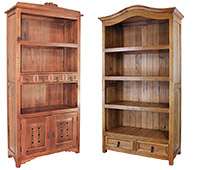Southwest Rustic Bookcases