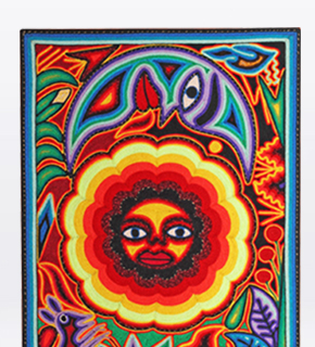 12" x 18" Yarn Paintings