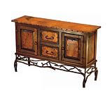2-Door/2-Drawer Twig Console Table