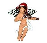 Angel & Violin Ornament