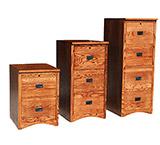 American Mission Oak File Cabinets