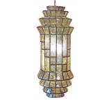 Cascada Lantern w/Antiqued Glass