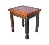 Isidro End Table w/ Copper Top