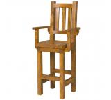 Barnwood Pub Chair w/ Arms