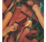 Orange Peppers Oil Painting on Canvas