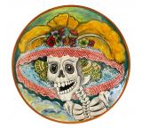 Day of the Dead Large Majolica Platter