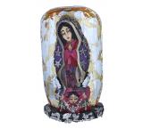 Small Virgin of Guadalupe with Silver Milagros