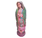 XL Virgin of Guadalupe with Silver Milagros