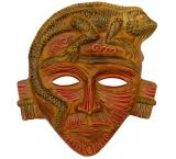 Clay Mask: Iguana Headdress