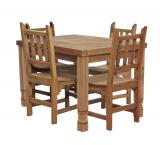 Square Julio Dining Set w/ New Mexico Chairs