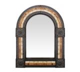 Arched Tile Mirror w/ Onyx & Marble Tiles